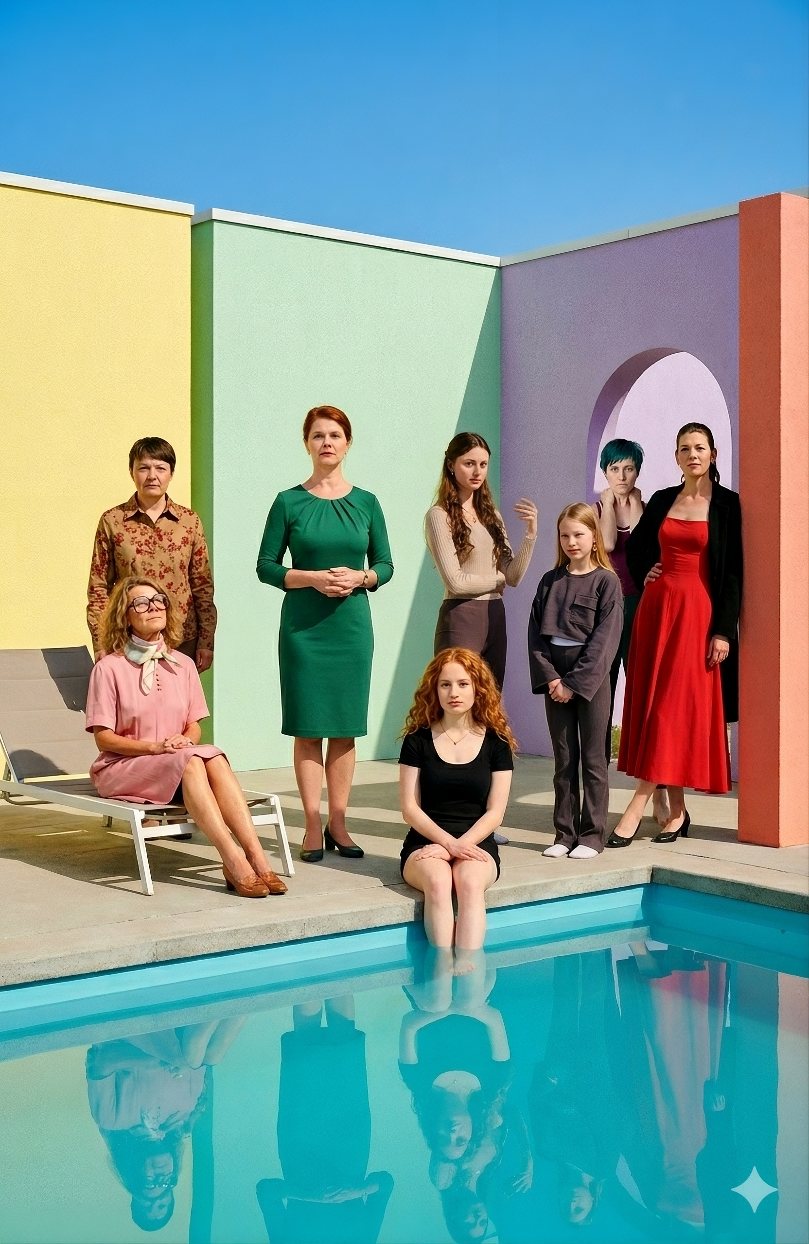 Titelbild für 'Die Acht Frauen'